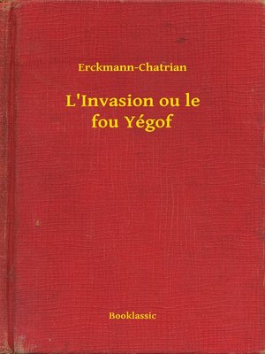 cover image of L'Invasion ou le fou Yégof